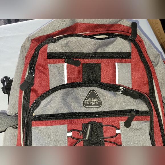 Red and Gray Backpack - Picture 2 of 6